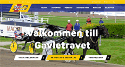 Desktop Screenshot of gavletravet.se