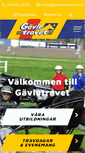 Mobile Screenshot of gavletravet.se