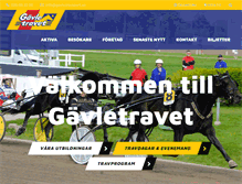 Tablet Screenshot of gavletravet.se